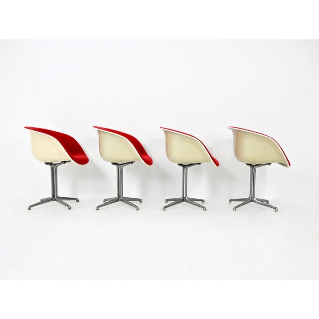 La Fonda Chairs by Charles & Ray Eames for ICF, 1960s, Set of 4 For Sale - Image 4 of 12