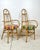Vintage Tall Back Rattan Arm Chairs- A Pair For Sale - Image 4 of 12