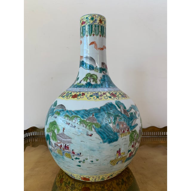 Asian 1900s Tianqiuping or Globular Cloisonné Vase For Sale - Image 3 of 13