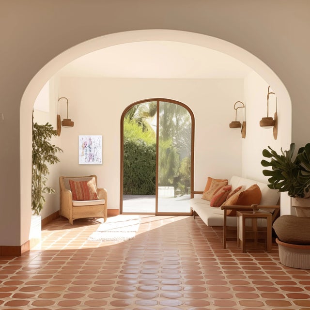 Textile Rapture - Textural Contemporary Abstract Minimalist Painting Original Artwork by Le BohemianMuse For Sale - Image 7 of 9