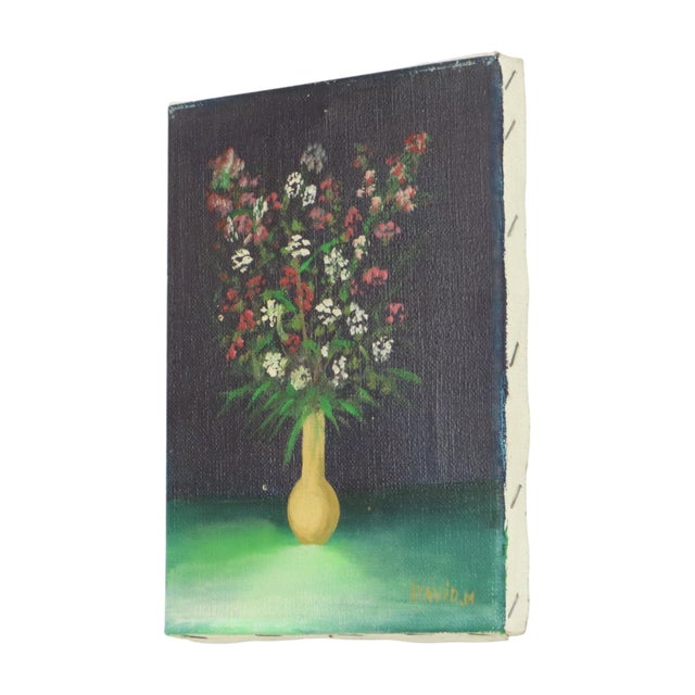 1980s Marcel David, Still Life Composition, 1980, Painting on Canvas For Sale - Image 5 of 10