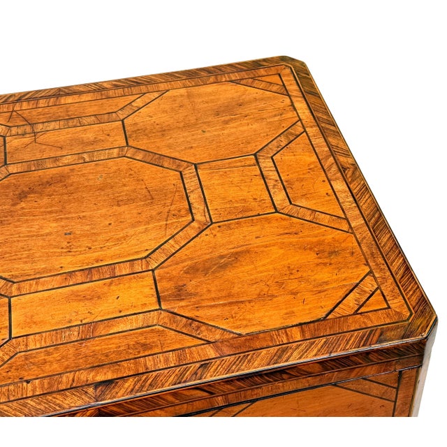 18th Century George II Satinwood and Kingwood Cellarette Box, 1755 For Sale - Image 9 of 15