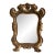 1960’s Italian Hollywood Regency Carved Wood Gilt Wall Mirror For Sale