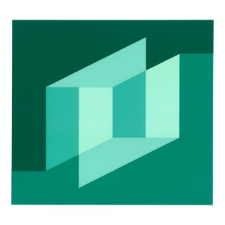 1970s Josef Albers "Formulation : Articulation" Portfolio II Folder 25, Left Side Print For Sale