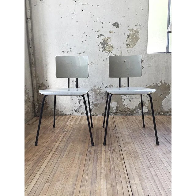 Set of Vintage Chairs by Willy Van Der Meeren for Tubax For Sale - Image 18 of 18