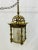 Bronze Empire Dore Lantern Chandelier, Frosted Etched Glass, 19th Century, Solid Bronze For Sale - Image 8 of 13