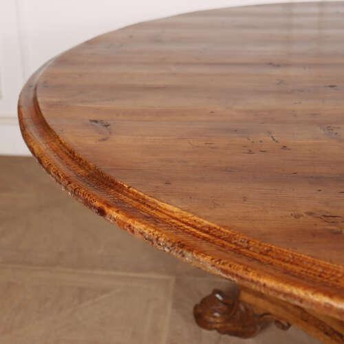 Large 19th Century Supper Table For Sale - Image 3 of 9