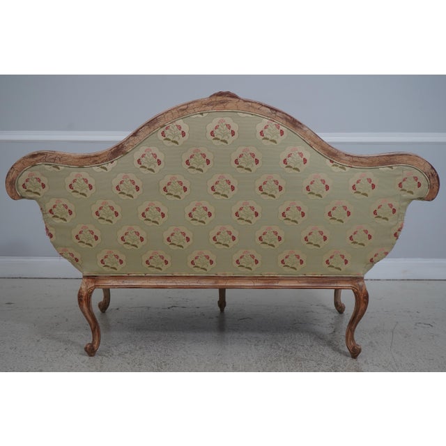Southwood French Louis XV Style Upholstered Loveseat For Sale - Image 13 of 18