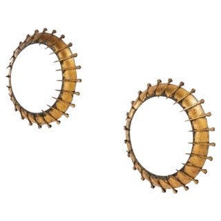 Brutalist Sconces, France, 1960s, Set of 2 For Sale