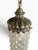 Vintage Hollywood Regency Textured Glass Pendant Lights, Pair For Sale In Buffalo - Image 6 of 7