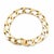 Mid 20th Century Heavy 14k Yellow Gold Chunky Curb Link Chain Bracelet For Sale In New York - Image 6 of 8