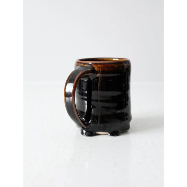 Vintage Studio Pottery Mug For Sale - Image 6 of 11