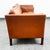 1960s Mid Century Danish Modern Sofa Settee 3 Seater Brown Cognac Leather Denmark MCM For Sale - Image 5 of 12