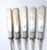 Shabby Chic Antique Mother of Pearl Nut Picks - Set of 5 For Sale - Image 3 of 4
