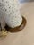 Vintage Mid-Century Teak and Stone Table Lamp With Underwriters Laboratories Label For Sale In Atlanta - Image 6 of 7