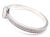 Early 21st Century Tiffany & Co. Diamond T1 Wide Hinged White Gold Bangle Bracelet For Sale - Image 5 of 11