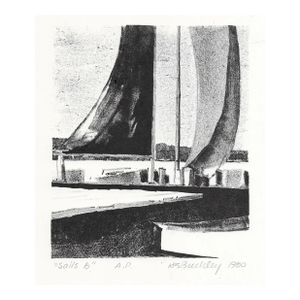 1980 Harry Buckley Nautical Lithograph