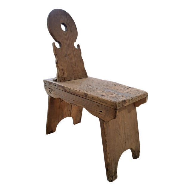 Rustic Fir Stool Bench For Sale