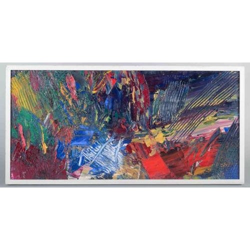 1950s Lars Bertle. Abstract Landscape Composition, 1950s-1960s, Oil on Panel For Sale - Image 5 of 6
