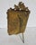Gilt Photo Frame with slide-in glass panel. The back brace is a single-hinge rod. Rococo design circa 1910. The...