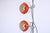 Black Adjustable Orange Double Eyeball Globe Floor Lamp from Herda, 1970s For Sale - Image 8 of 18