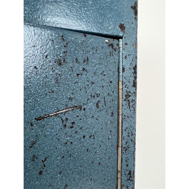 Vintage Industrial Metal Wall Mounted Tool Storage Cabinet, 1950s For Sale - Image 9 of 14