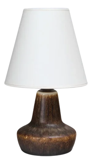 Glazed Ceramic Table Lamp Model 669 by Gunnar Nylund for Rörstrand, Sweden, 1960s