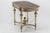 Gustavian (Swedish) Gustavian Swedish Table in White-Gold Carved Detail, 1870s For Sale - Image 3 of 6
