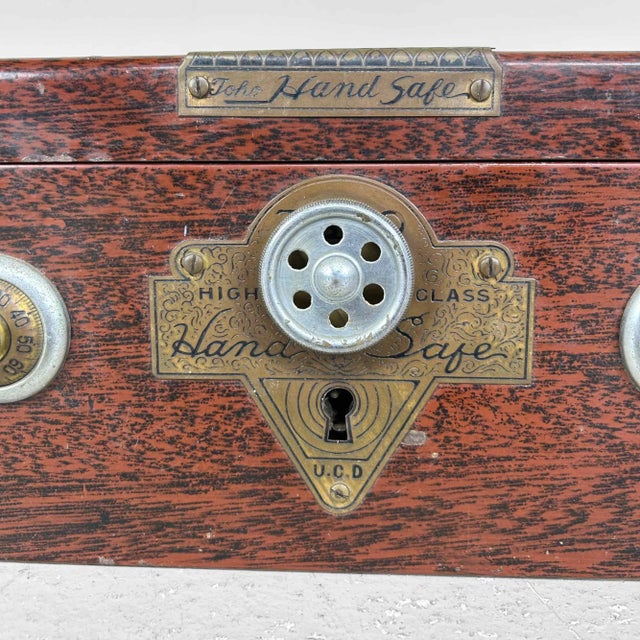 1950s Vintage Japanese Metal Cash Box, 1950s For Sale - Image 5 of 13