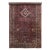 Traditional 1930 9'x19'4" Barn Red Antique Persian Sarouk Rare Gallery Size Hand Knotted Wool Rug For Sale - Image 3 of 10