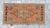 1970s Small Rug Hand Knotted Distressed Oushak Rug Yastik - 21'' X 41'' For Sale - Image 5 of 5