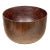 Mid Century Figured Walnut Bowl For Sale