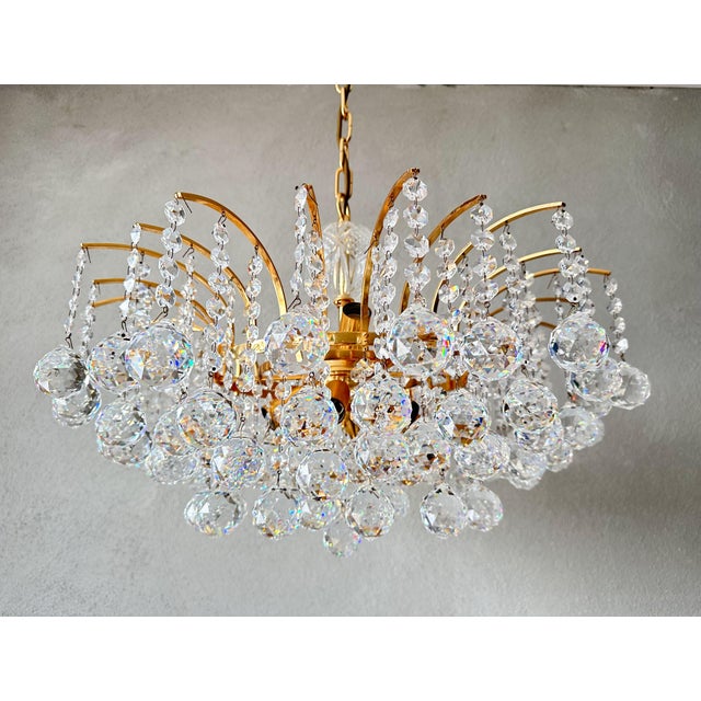 Vintage Chandelier by Christoph Palme, 1970s For Sale - Image 9 of 14