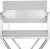 White Director White Vegan Leather & Steel Bar Stool For Sale - Image 8 of 11