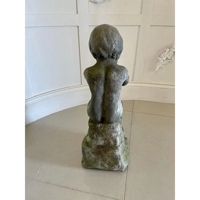 Victorian Musician Sculpture, 1870s, Lead For Sale - Image 6 of 8