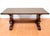 Oak Refectory Trestle Dining Table, 1890s For Sale - Image 6 of 18