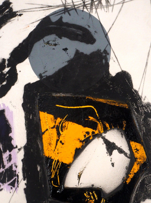 Lionel, Yellow Trace, Etching