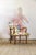 1940s Danish Oak Armchair with Printed Upoholstery by Josef Frank, 1940s For Sale - Image 5 of 6