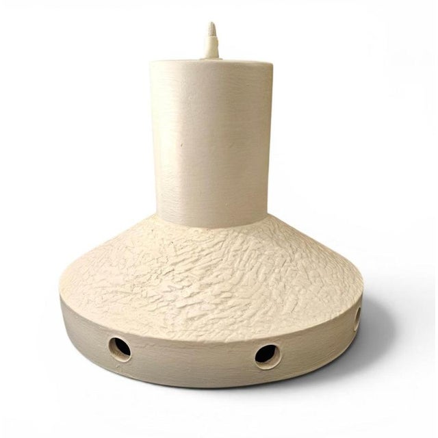 Matte Glazed Ceramic Hanging Lamp, 1970s For Sale - Image 12 of 18