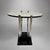 Mid-20 Century French Art Deco Round Chrome Black Side Table For Sale - Image 4 of 10