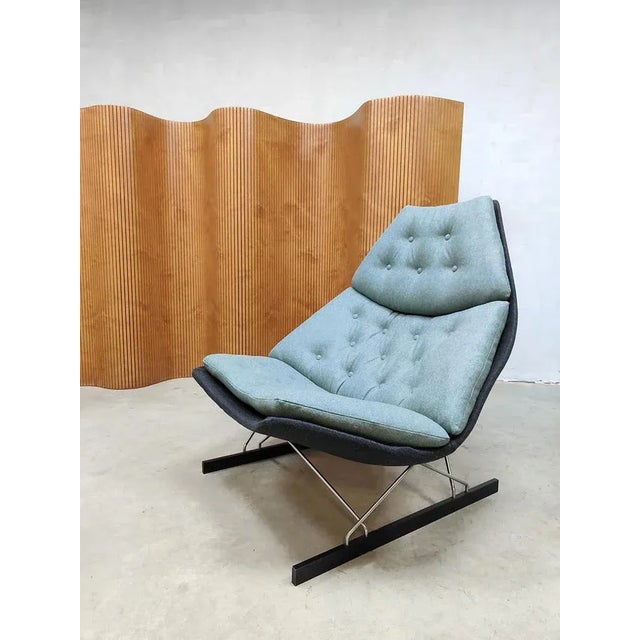 Artifort Vintage Dutch Sledge Lounge Chair by Geoffrey Harcourt for Artifort For Sale - Image 4 of 6