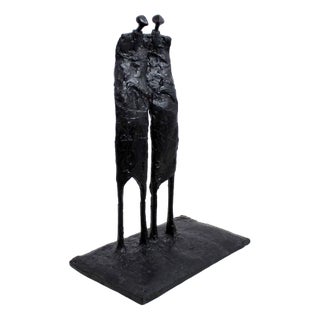 Modernist Couple Figurine in Resin from Tonyl, 1998s For Sale