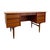 Vintage Mid Century Modern Danish Teak Executive Desk With Rear Bookshelf. For Sale - Image 4 of 13