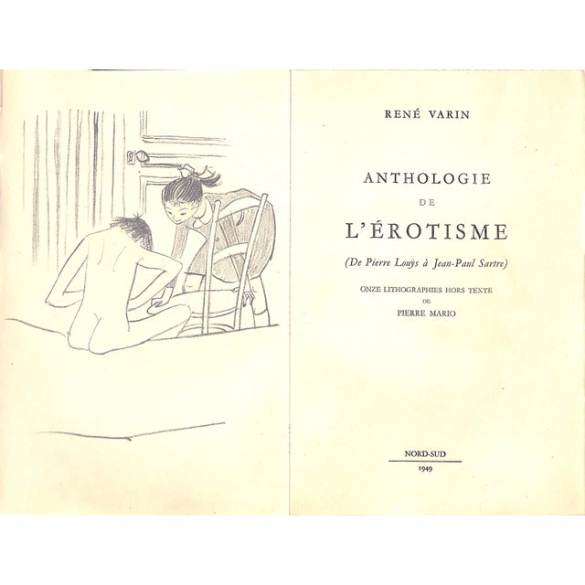 Traditional "Anthologie De Le'Erotisme" 1949 Varin, Rene For Sale - Image 3 of 7
