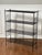 Mid-Century Modern Tony Paul Style Vintage Mid-Century Modern Metal Etagere With Brass Ball Finials, 1960s For Sale - Image 3 of 14