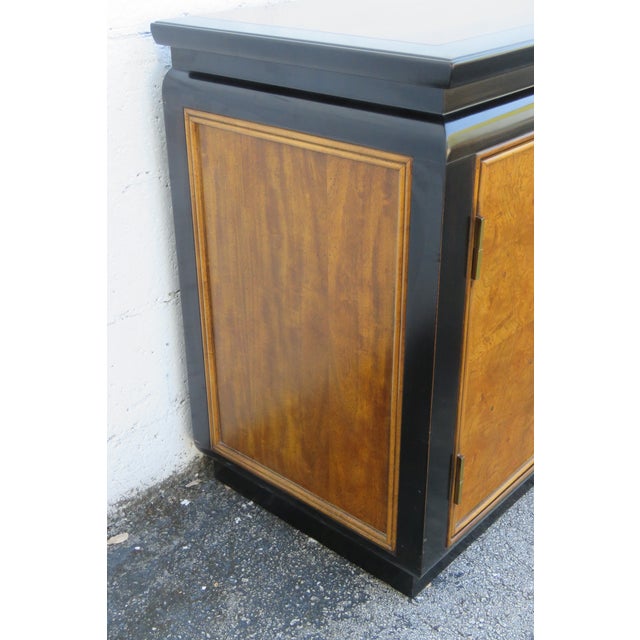 Late 20th Century Chinoiserie Chin Hua Hollywood Regency Serving Table Buffet Lacquered 6187 For Sale - Image 13 of 16