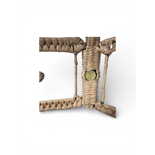 Mario Lopez Torres Rattan, Cockatoo Floor Lamp - Hollywood Regency , Signed For Sale - Image 12 of 12