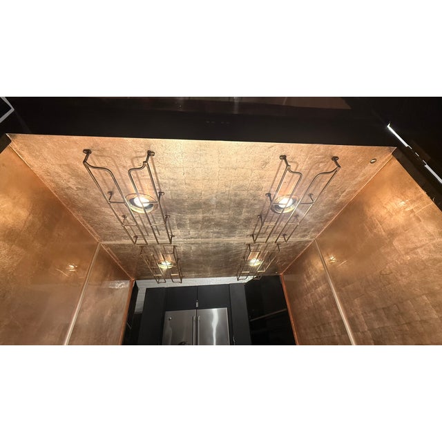Century Furniture Prink Illuminated Art Deco Revival Bar Cabinet For Sale - Image 14 of 16