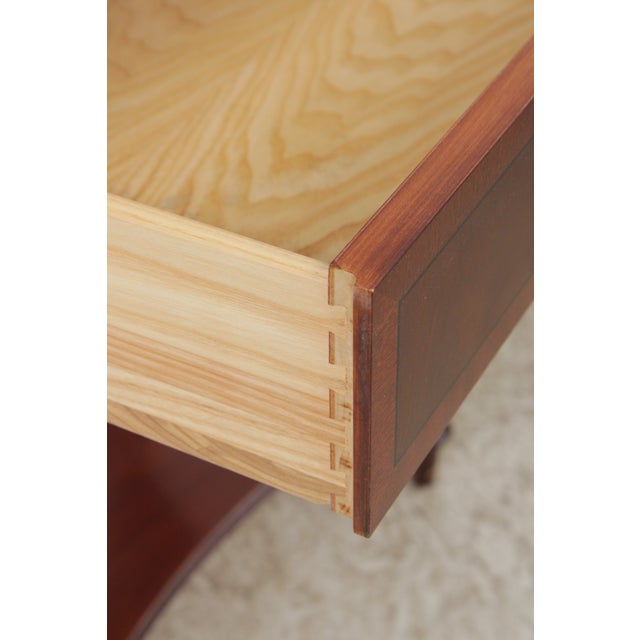 Brown Pair of Ethan Allen Cherry Nightstands For Sale - Image 8 of 18