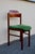 Wood Vintage Scandinavian Brutalist Chairs in Teak and Green Velvet, 1960s, Set of 4 For Sale - Image 7 of 18